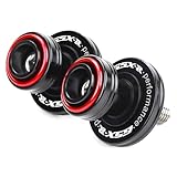 LLIDFONK 8mm Bobbins Montageständer Für Suzuki GSXR 125 150 600 750 1000 GSX-R GSXR600 GSXR750 GSXR1000 GSX1300R Hayabusa GSX-8R Motorrad Zubehör Schwinge Ständer Spulen Schwingenschutz (Rot)