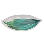 G.E.T. 133-26-CO, Contemporary Collection, White 10.5" Leaf Melamine Plates (Qty, 12)