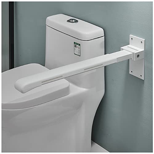 Barra de agarre plegable para inodoro, soporte de seguridad de acero inoxidable, capacidad de 200 kg, mango de ducha antideslizante, diseño de ahorro de espacio, accesorio de baño moderno con luz