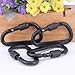 Kangnice 4pcs Lightweight Aluminum Carabiner Clip Hook with Screw Lock for Outdoor Activities Camping and Hiking Outdoor Sports Aluminum Alloy Buckle