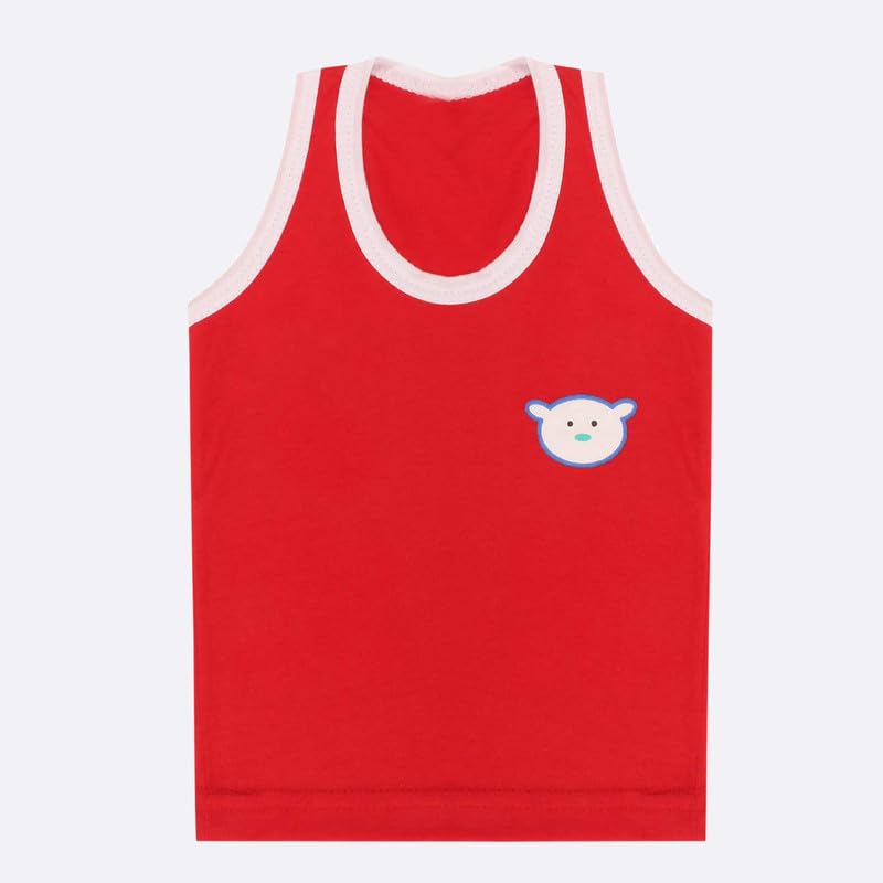 Image of superminis Cotton Vests /Baniyan /Inner Wear - Regular Fit, Sleeveless, Printed Sandos for Girls, Boys and Kids