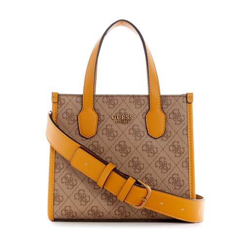 Image of GUESS PU Zipper Closure Womens Casual Tote Handbag