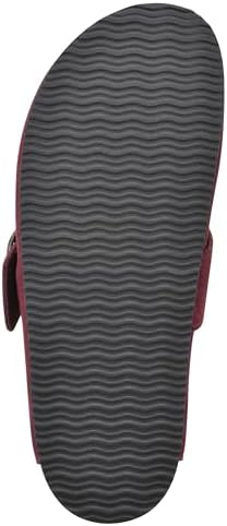 WHITE MOUNTAIN Women's Shoes Big Easy Clog Footbed, Burgundy/Suede, 7.5 M | Image 5