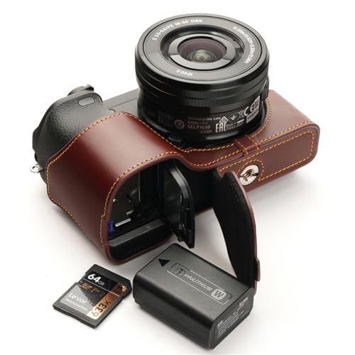 [�b�_�C�[�T��] TP Original SONY ��6400/��6100 ��p �I�[�v�i�u���^�C�v �n���h���C�h�{�v �{�f�B�P�[�X �݊� �d�r�����֗� ��ʊJ�� �n���h���C�h�{�v�n�[�t�J�����P�[�X�o�b�O�J�o�[ (�Ԓ��F)