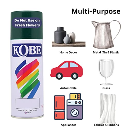 Image of Oasis Kobe Colour Spray Paint Multi-Surface For Wood, Metal, Wall, Glass, Fabric (Green)