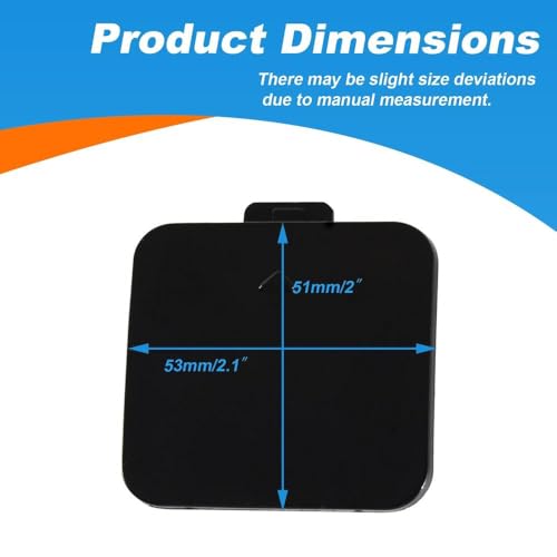 Cache de crochet de remorquage avant gris pour pare-chocs BMW E60 E61 2005 2006