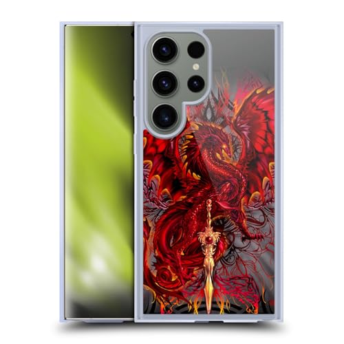 Dragons avec Épées Coque Samsung Galaxy S24 Ultra 5G housse gel Ruth Thompson MagSafe