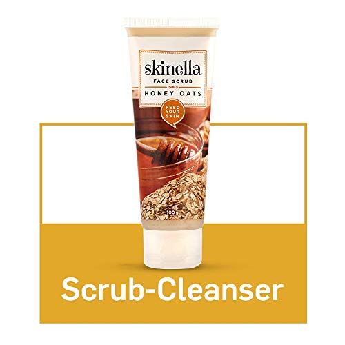 skinellaFace Scrub Honey Oats 100gm