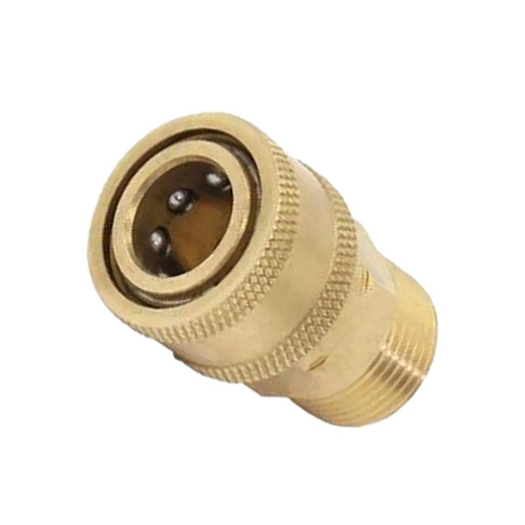 SECRET DESIRE™ Pressure Washer Quick Release Mini M22 Female to 1/4 Male Brass Coupling-image-34