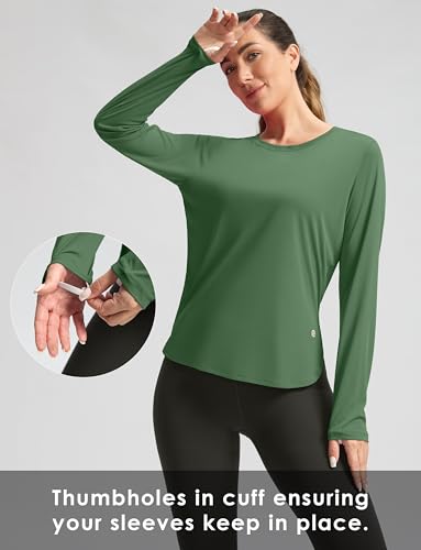 Image of Women's Sun Shirts UPF 50+ Long Sleeve UV Protection Shirt Lightweight Quick Dry Workout Hiking Tops for Women