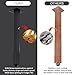 Enga Brass 12-Inch Ceiling Mount Shower Arm (Black)