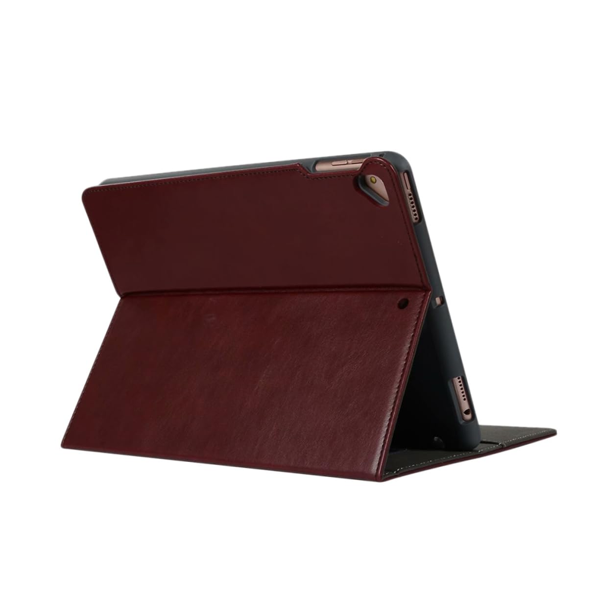 DOITOOL Custodia in Pu per Tablet Rosso Scuro con Protezione Antigraffio e Fori Precisi