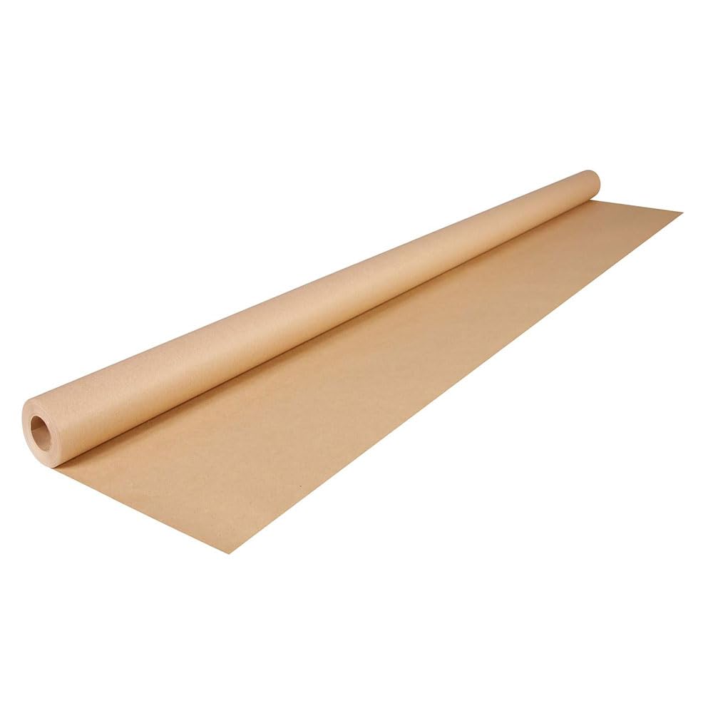 Bobina Papel Kraft Especial Embalaje. Rollo 50 Metros. Ancho 100 cm. Gramaje 60gr. Tamaño XXL. Peso 3,15 kilos aprox.