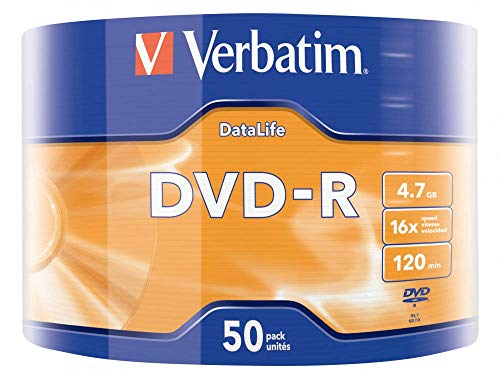 Verbatim 43791 4.7GB DVD-R 16X (Pack of 50 Disc) Shrink Pack - Image 2