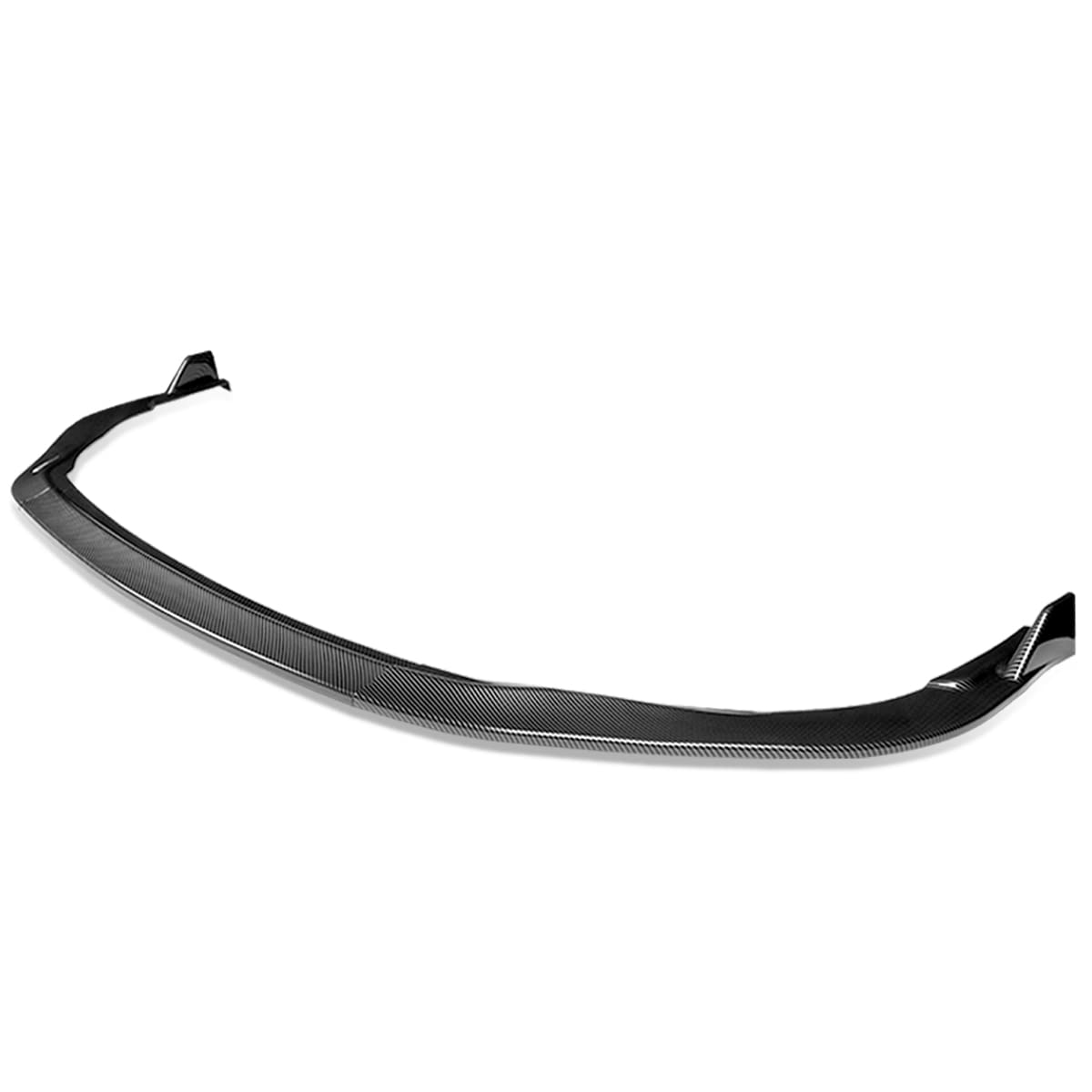 Auto Dynasty 3PCS Sport Style Paintable Car Front Bumper Lip Spoiler Splitter Body Kit Compatible with Lexus ES300H ES350 2016-2018, Carbon Fiber