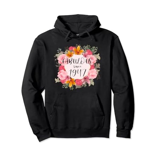 Mujer 76 años fabuloso desde 1947 feliz cumpleaños 76 Sudadera con Capucha