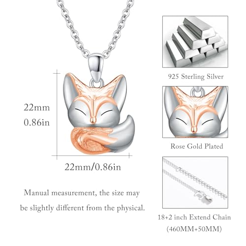 Collier en pierre de lune et argent 925, pendentif renard ciselé main