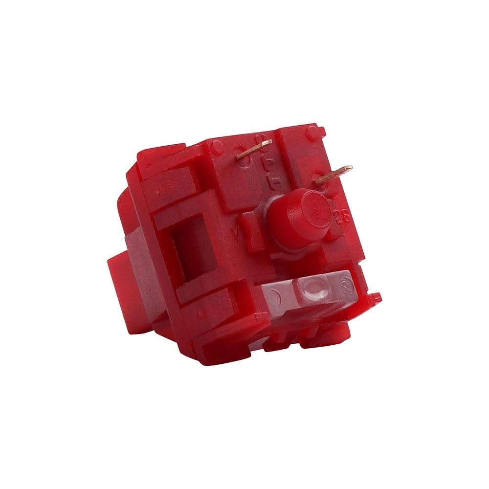 TTC Flame Red V2 Switch, Commutateur De Clavier Mécanique Pré-lubrifié Linéaire Crémeux(110PCS)