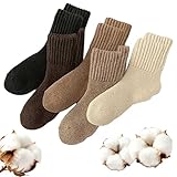 MYIHUIHUI Womens Solid Mid Calf Socks Fall And Winter...