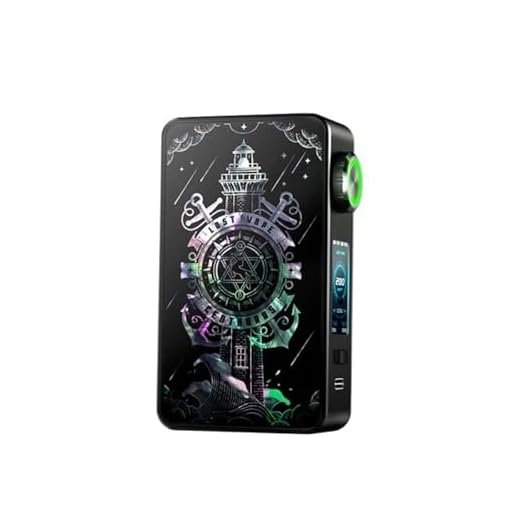 Lost Vape Centaurus M200 Box Mod, 0.96″ OLED Screen, Innovative 3-In-1 Jog Dial Control, Compact and Portable, On/Off Toggle Switch, 2ml Cartridge, No Nicotine (Moonlit Spire)