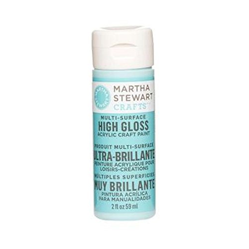 Martha Stewart Crafts Multi-Surface High Gloss Acrylic Craft Paint in Assorted Colors (2-Ounce), 32088 Surf