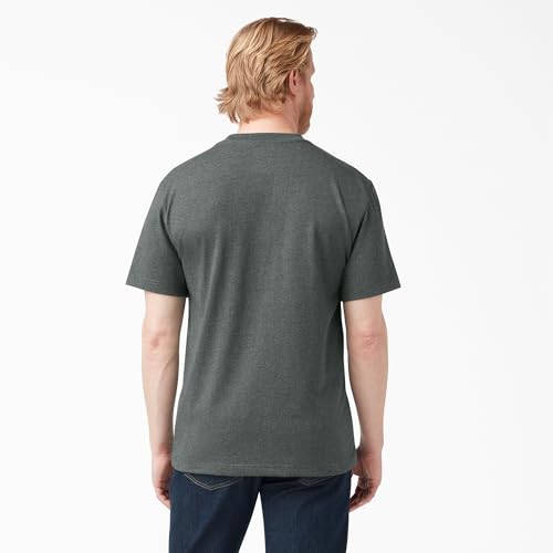 Image of Dickies Men's Heavyweight Heathered Short Sleeve Pocket T-Shirt