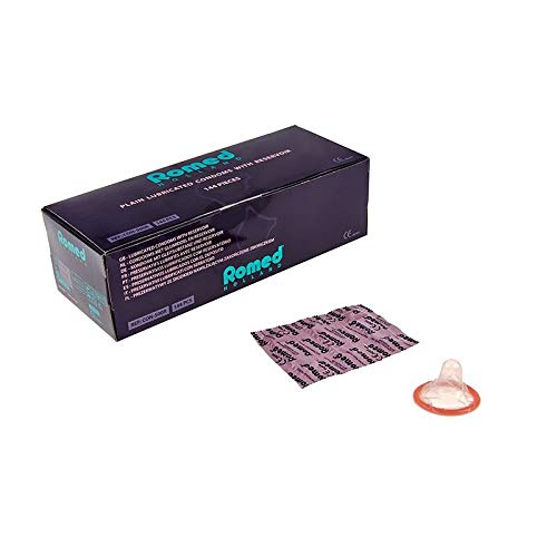 Romed Condoms with lubricant and reservoir latex (purchase quantity: 48 x 3 = 144 pieces)