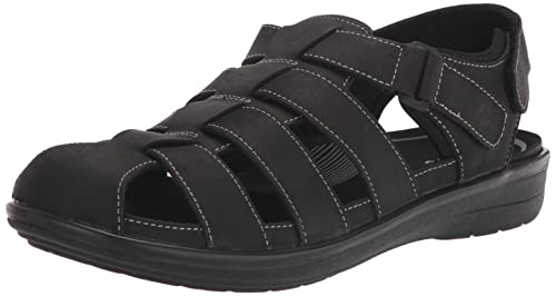 Revere Men's Amsterdam Leather Sandals - The Perfect Blend of Sneaker Comfort and Fisherman Style for All-Day Wear, with Removable Footbed with Arch Support