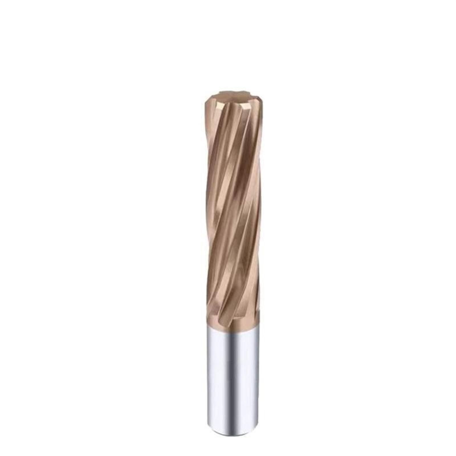 GUTUYEHKEA Carbide Machine Reamer Coated Straight Flute 3.9mm H7 Tolerance 6 Flutes For Hardened Steel Metal Cutter(5x150,Spiral Flute)
