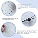 2Pcs Transparent Eye Shield After Cataract Surgery Comfortable Shield Prevent Rubbing and Allow Airflow to Pass with Extended Elastic Strap Suitable for Everyone Breathable Post-Op Patch 3D(White)