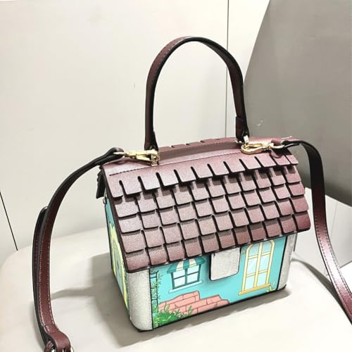 House Shaped Crossbody Bag Purses Handbags for Women Crossbody Bag Shoulder Bag Funny Pouch Purse Bags Purse3