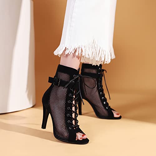 Image of Scaoruki Women Classic Gladiator Sandals Summer Booties Breathable Mesh Sandals