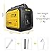 Aceup Energy 3400 Watt Portable Inverter Generator, Petrol Powered Pure Sine Wave Generator Silent for Home, Camping, RV, EURO-V, CE