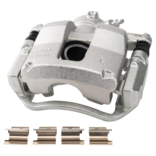 Image of TRQ Rear Right Brake Caliper w /Bracket Passenger Side