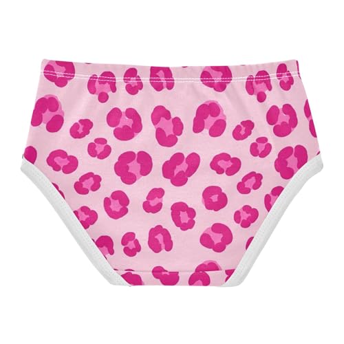 Pink Magenta Leopard Spots Girls Underwear Toddlers 2t Cotton Cute Panties Girl Fun Print Kids Undies Briefs2
