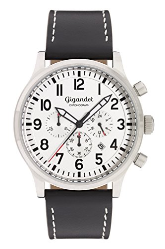 Montre en cuir quartz japonais Gigandet Hommes élégante pour le quotidien