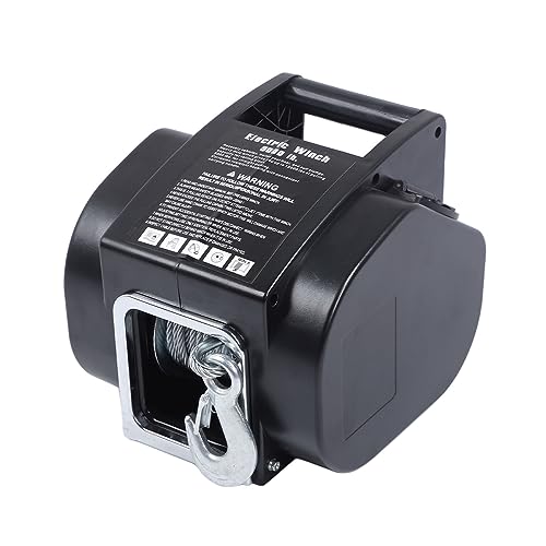 Winche eléctrico de cable 5000LBS portátil para automóvil miniatura 4
