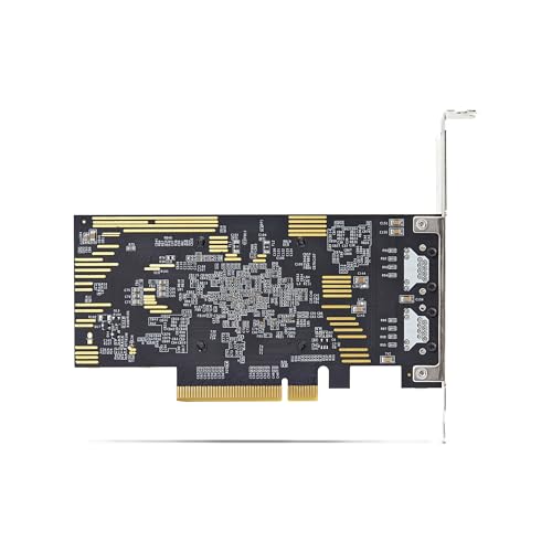 Image of StarTech 2-Port PCIe 10Gb Ethernet Network Card, TAA (PR210B-NETWORK-CARD) | 10GBASE-T, BCM57416 Chipset, Windows and Linux, NIC Card