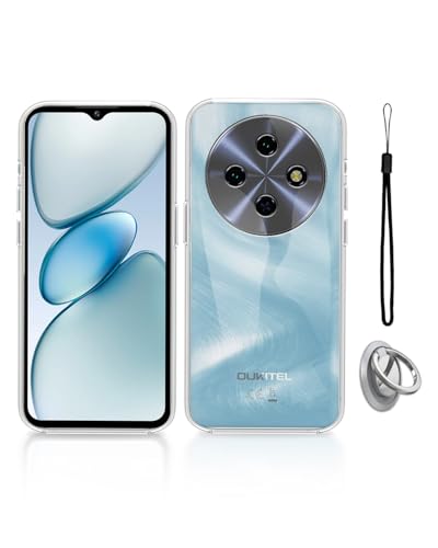 KONXISA OUKITEL C5 �p �P�[�X �J�o�[ �����O�o�b�N���ƃ������[�h�t���X�}�z�P�[�X �v���~�A��TPU�f�� �ی�V�F�� �ی�J�o�[ ���h�~ �����h�~ �w��h�~ ����