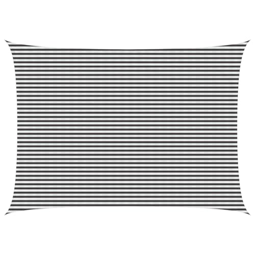 Voile d'ombrage imperméable et coupe-vent 5x7m contre les rayons UV extérieurs