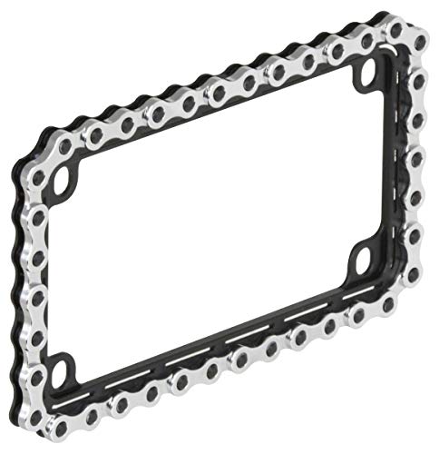 Bell Automotive 22-1-46497-8 License Plate Frame Motorcycle Chain, Corrosion Resistant, Easy to Install