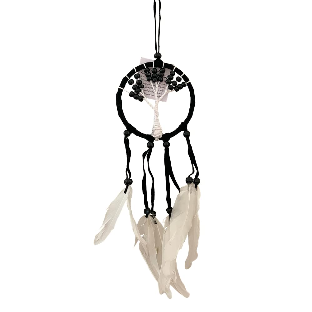 VIE Naturals Tree of Life Dream Catcher, 9cm, Black
