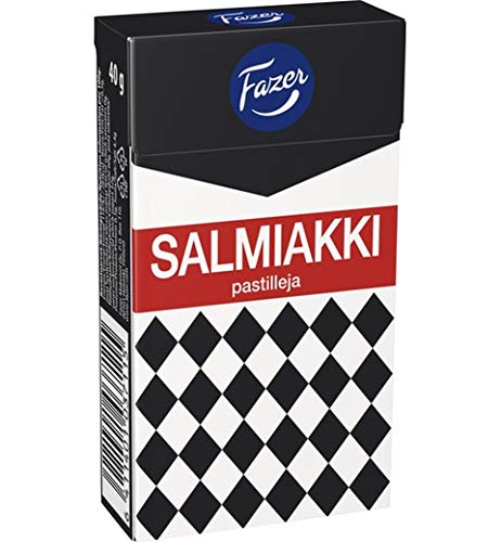 Fazer Salmiakki pastilles Dulce 20 cajas of 40g Cover