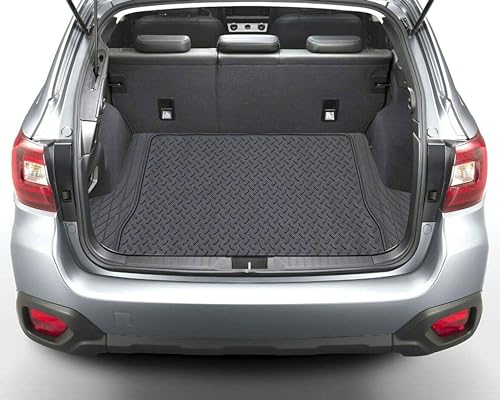 Auto Accessori Lupex | Universaler Kofferraum-Teppeich MAXI 142x111 cm, schwarzer Gummiteppich