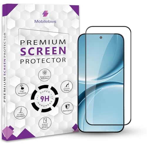 Image of Premium Tempered Glass Screen Protector Guard For Redmi Turbo 5 5G (6.59 Inch, Pack of 1) | Edge to Edge Coverage With Easy to installation kit
