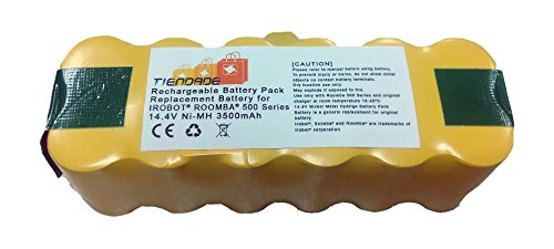 Tiendade - Batería 3500 mAh para Roomba serie 500, 600, 700, 800