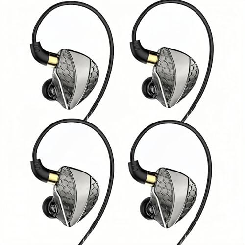 HJX QKZ HI6T Wired Gaming Earbuds with Mic, in Ear Monitor...