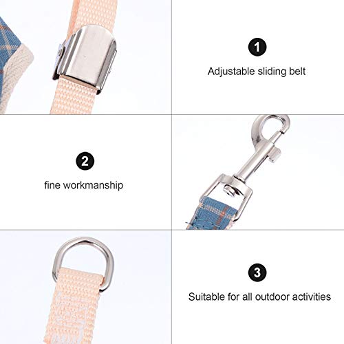 TEHAUX Correia de puxar arnês de cachorro 1 unidade Arreios de colete Corda de puxar ajustável