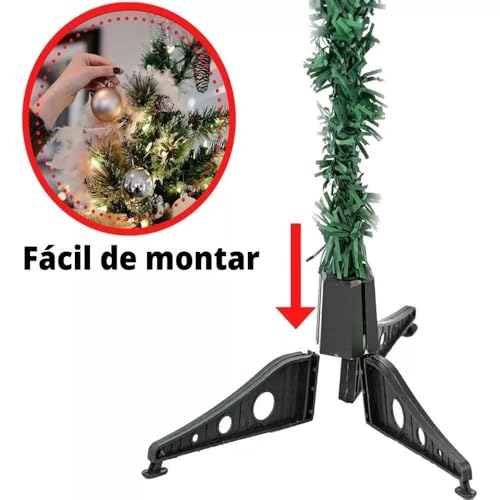 Árvore De Natal Verde Pequena 60cm Com 50 Galhos Muito Cheia