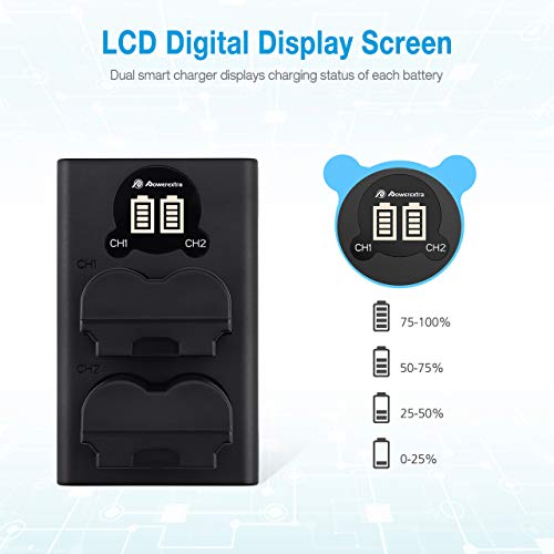 Powerextra Np-W235 2X Battery With Dual Charger Compatible With Fujifilm X-T4 Vg-Xt4 Vertical Battery Grip #TOP4